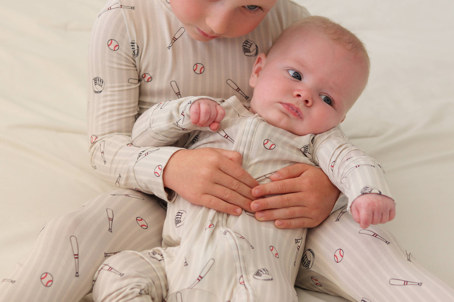 Ballpark Zip Pajamas