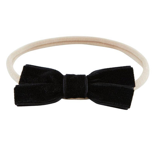 Fancy Bow Headband - Black -  Set of 2