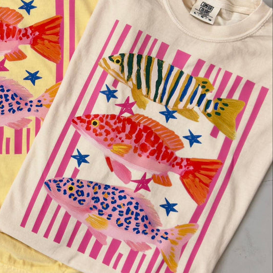 Colorful Fish Tee