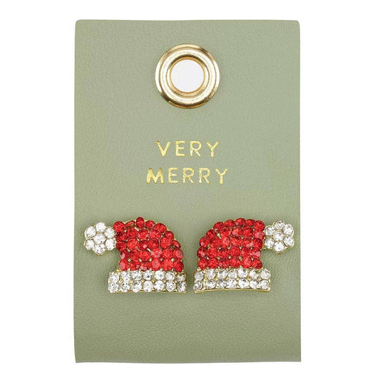 Holiday Stud Earrings - Very Merry