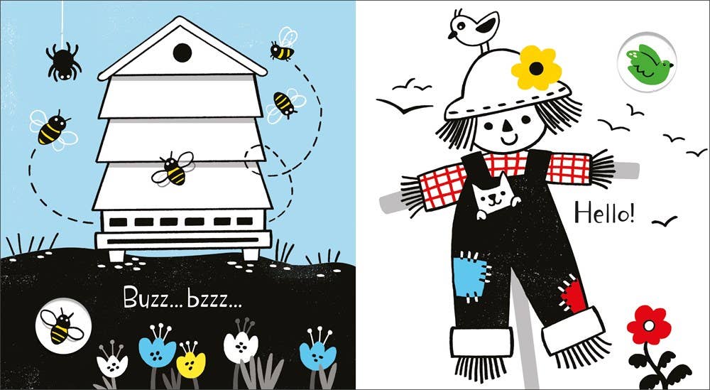 Baby's Black And White Books Farm : Usborne