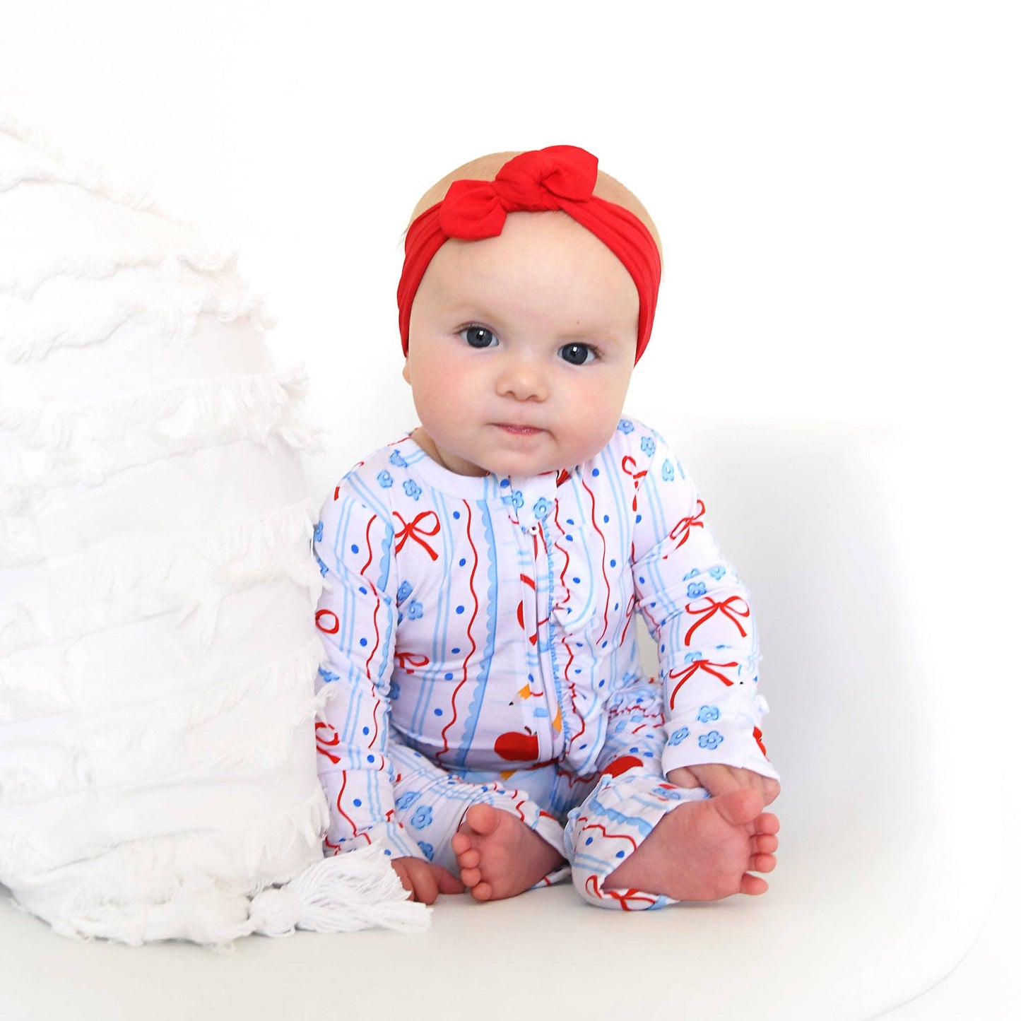 Macy RUFFLE ZIP Bamboo One Piece Baby Outfit