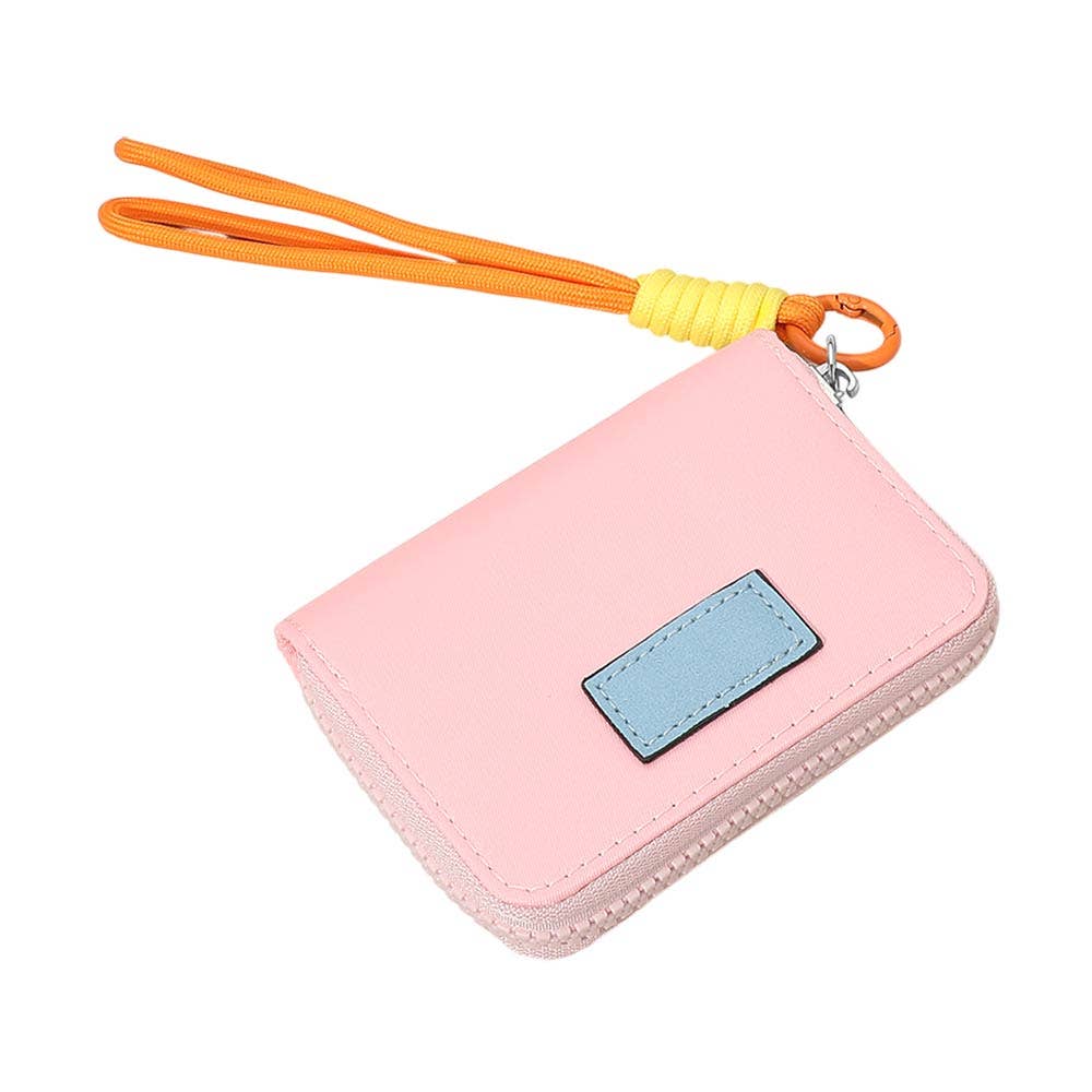 Compact Zip Around Mini Wallet
