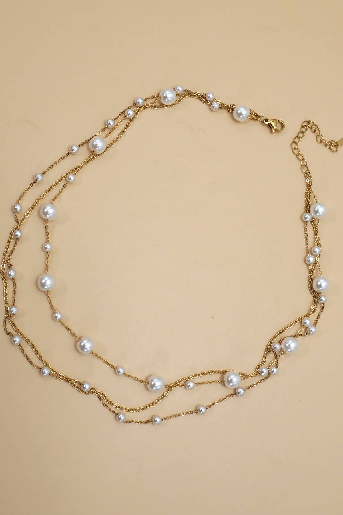 Layered Pearl Necklace