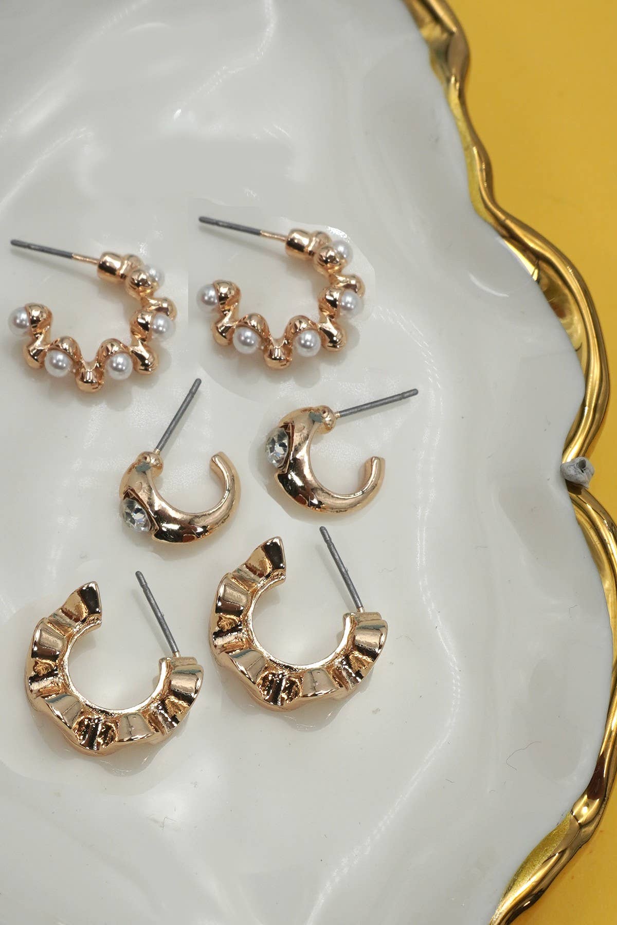 Classic Hoop Trio earring set
