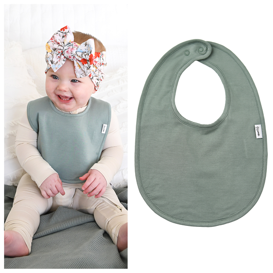 Eucalyptus SNAP BIB Bamboo Keepsake Baby Accessories
