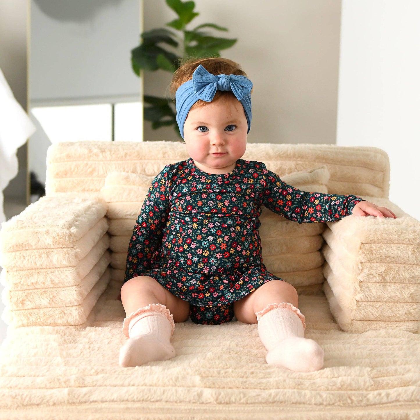 Isabelle TUTU Bamboo Floral Baby Clothing Dress Outfit