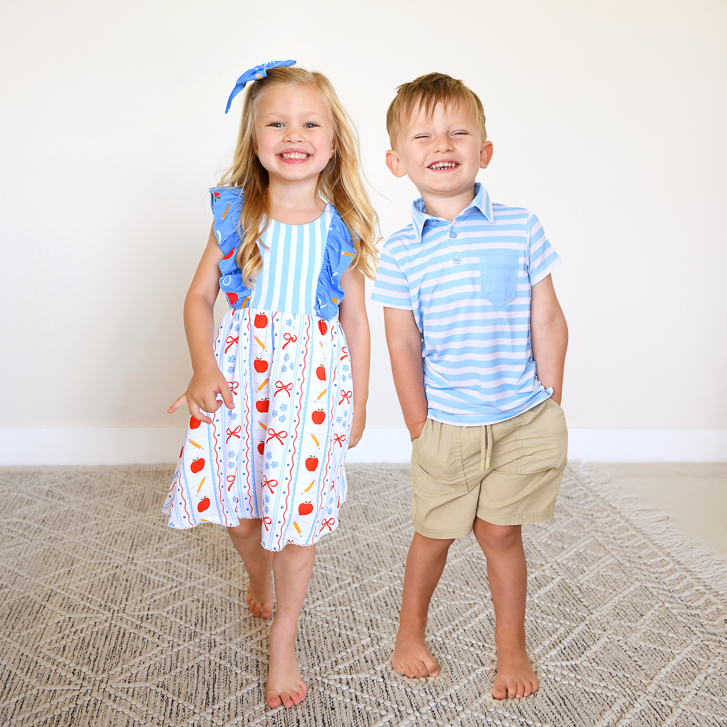 Hudson POLO SHIRT Back to School Boys BambooTop