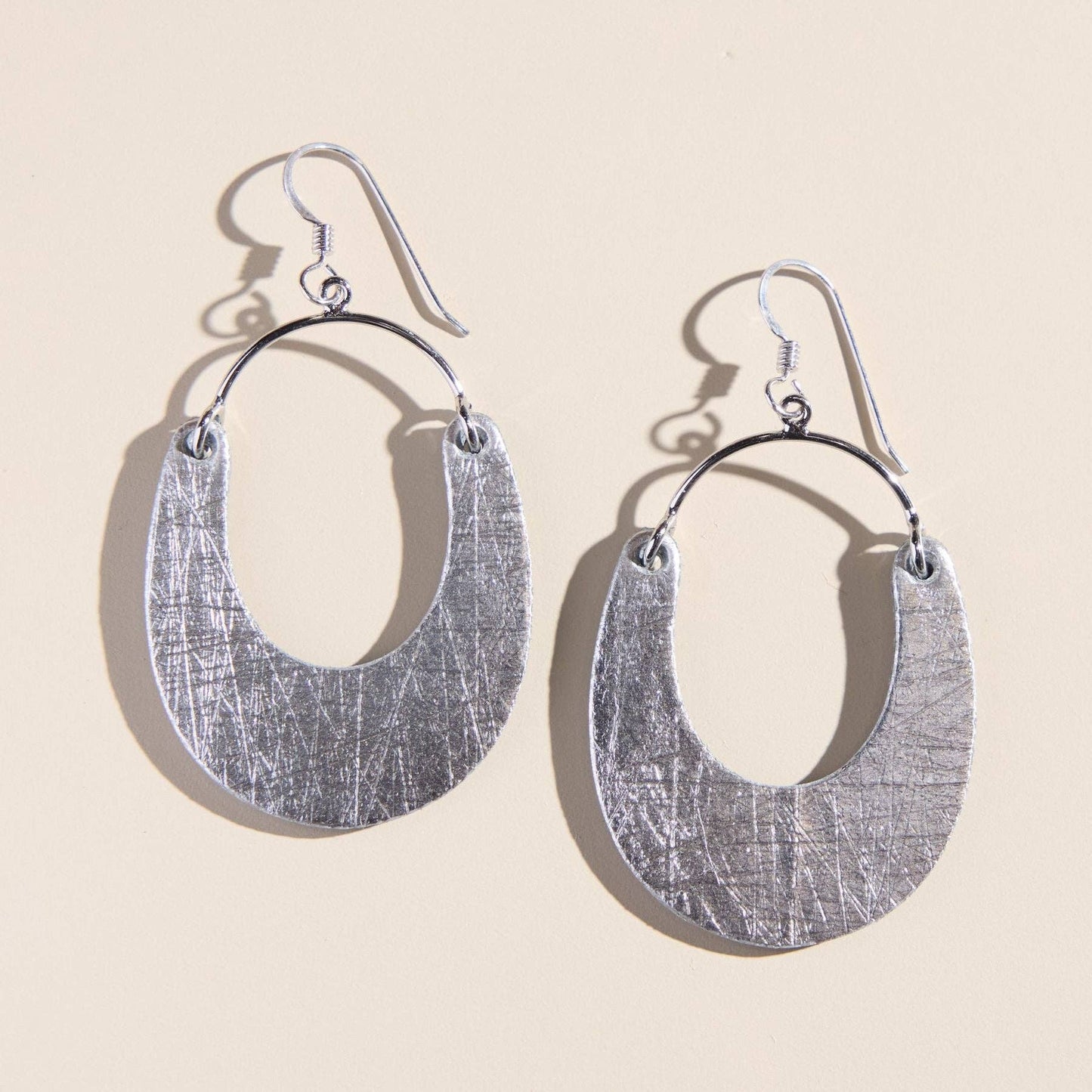 Vintage Silver Nadias Nickel & Suede