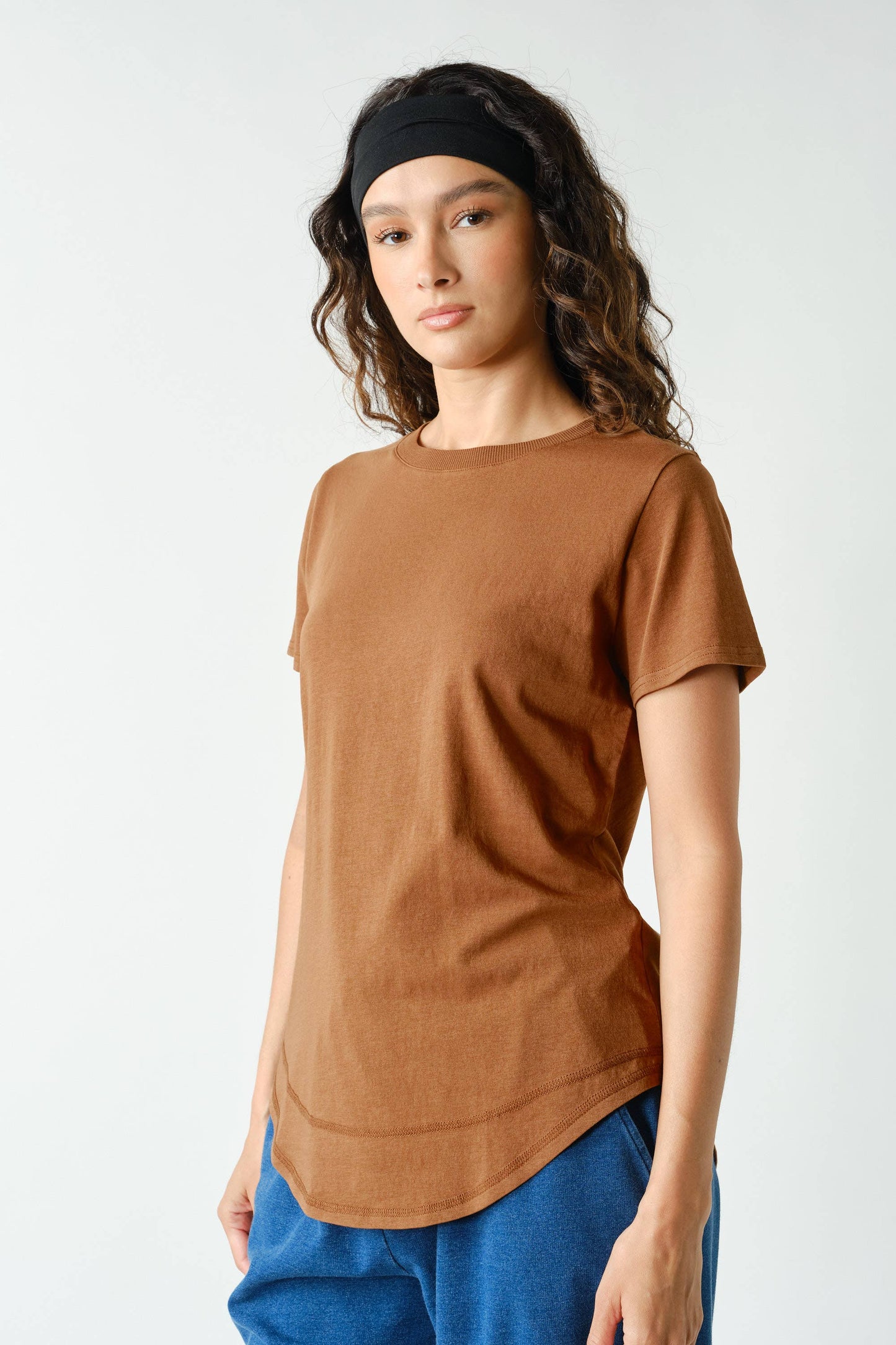 Sage Soft Curve Pima Cotton Tee
