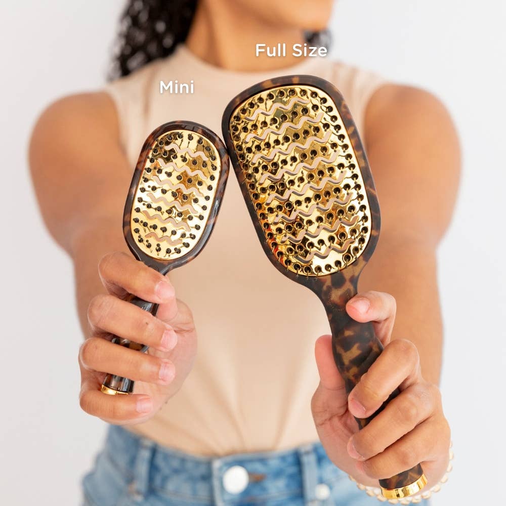 Teletie Mini Vented Brush in Tortoise