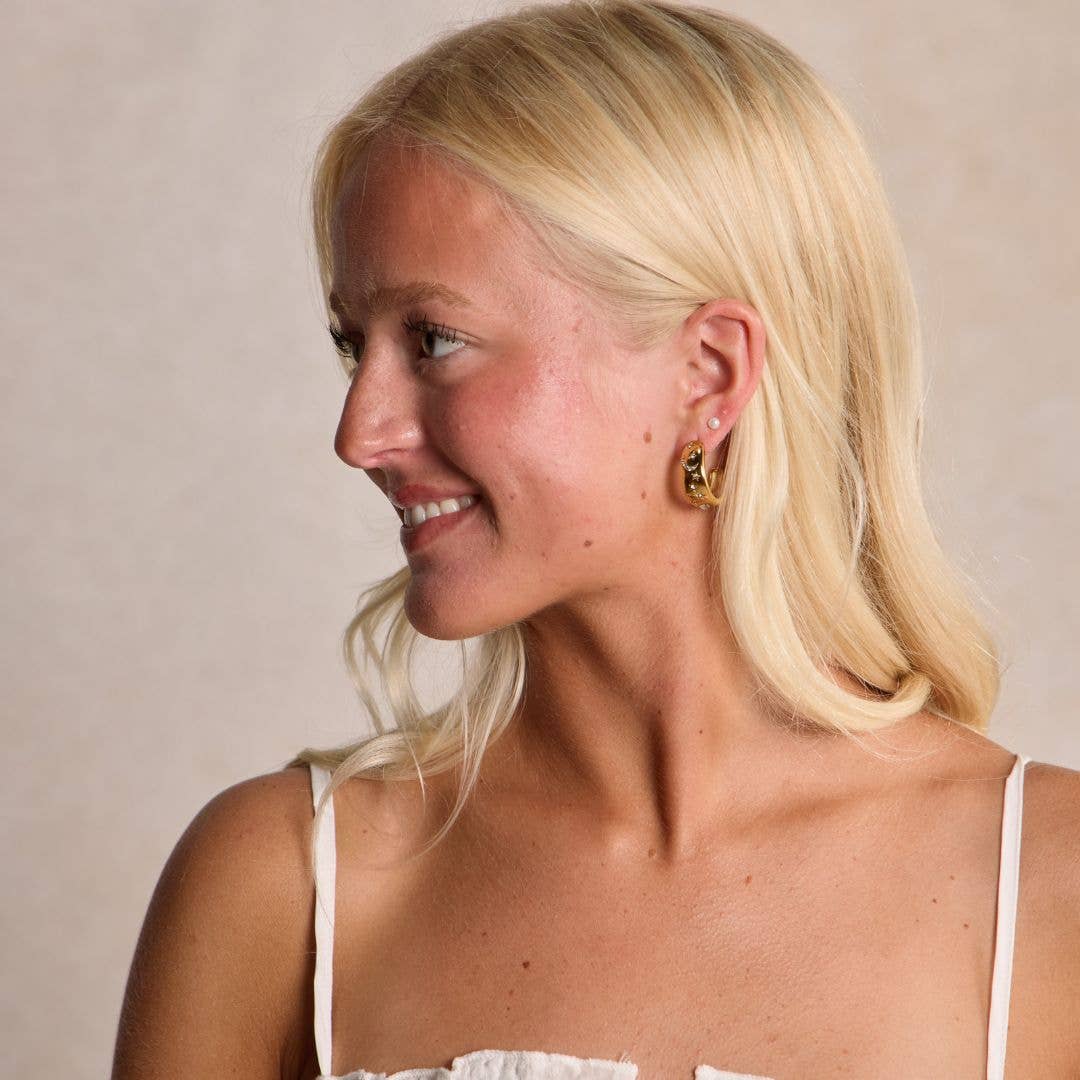 Celestial Waterproof Hoop Earrings