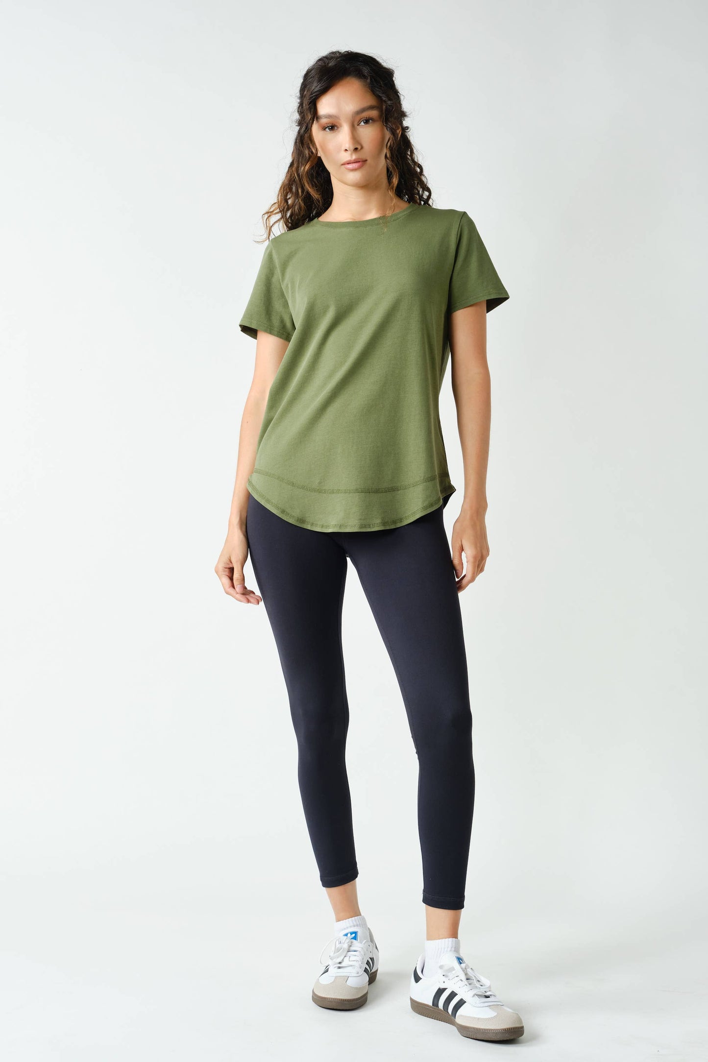 Sage Soft Curve Pima Cotton Tee