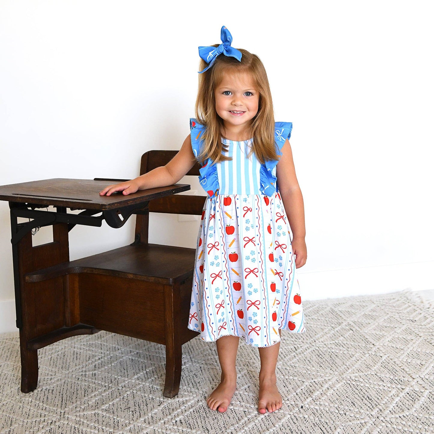 Macy RUFFLE TANK DRESS Back to School Kids Outfit