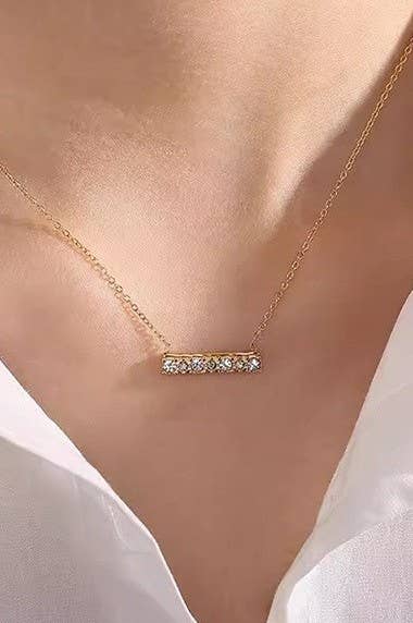 Gold Bar Necklace