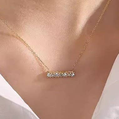 Gold Bar Necklace