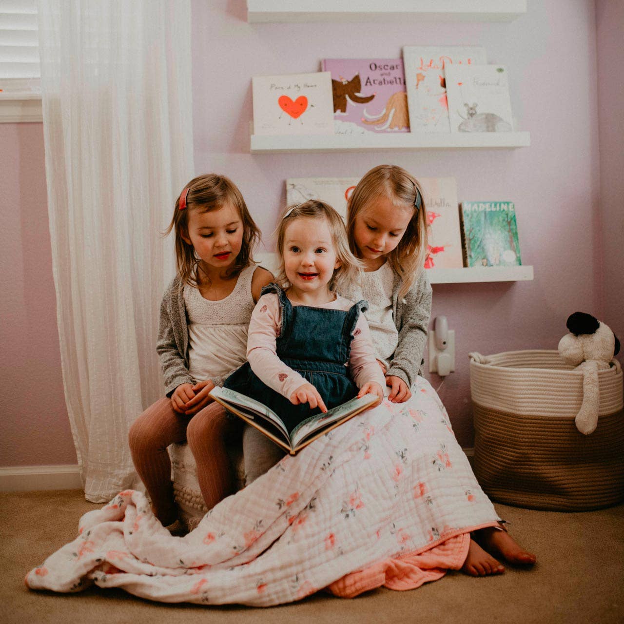 Dreamy Floral Baby  Quilt