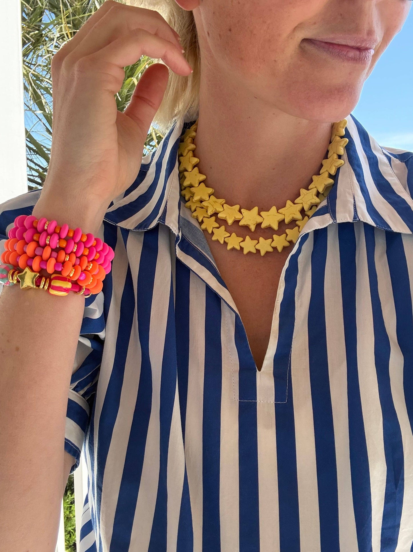 Sea Star Necklace - Small - Yellow