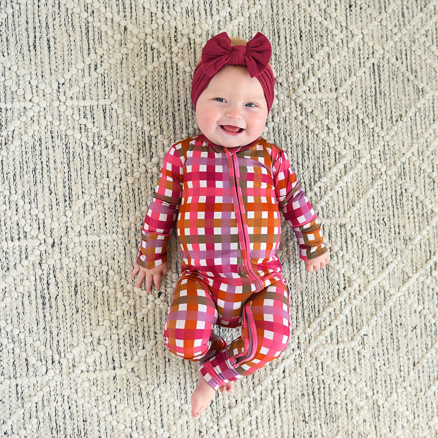 Peyton ZIP Bamboo One Piece Baby Outfit