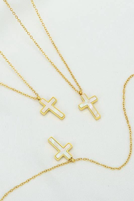 Stainless Steel Cross Necklace