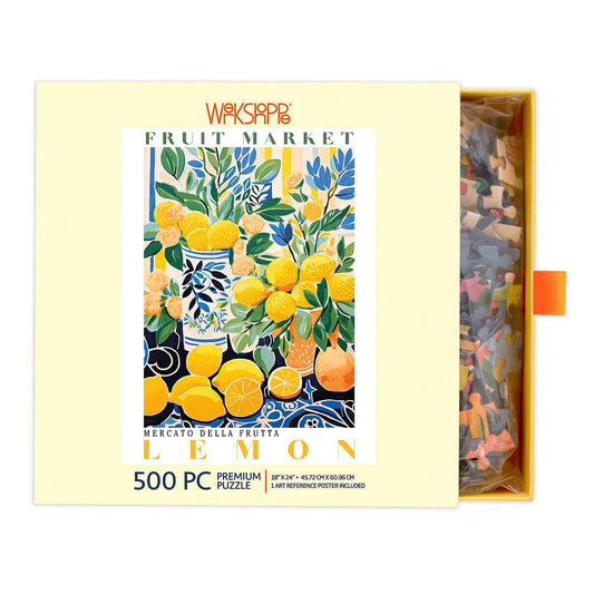 Fruit Market Lemons 500 Piece Puzzle