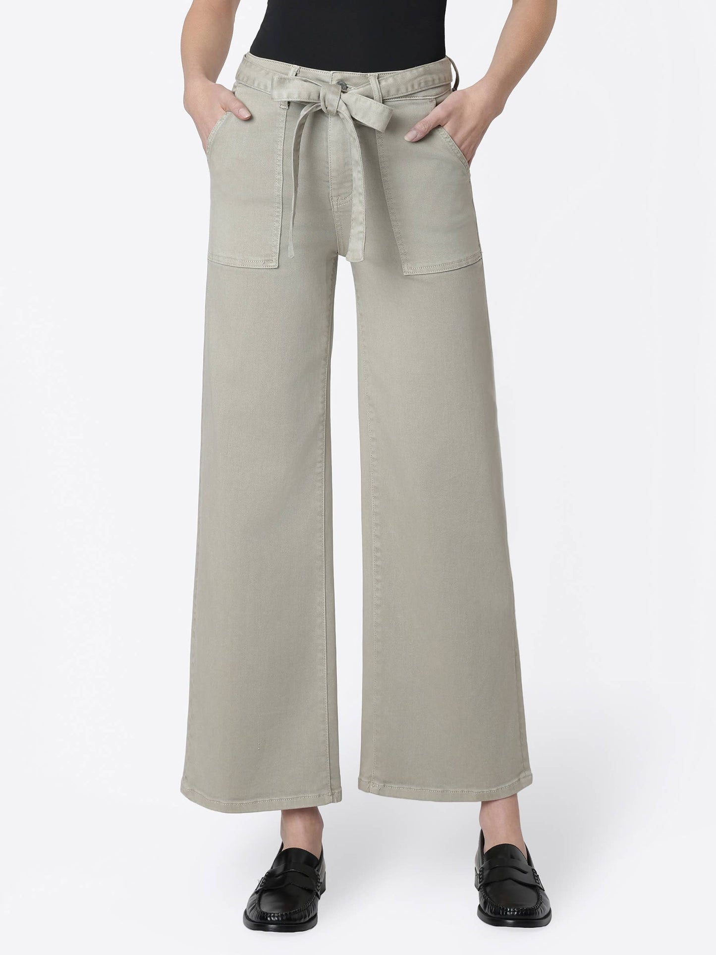 Vervet Olive Wide Leg Pant