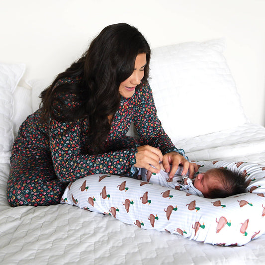 Landon SWADDLE Duck Bamboo Baby Blanket Coming Home Gift