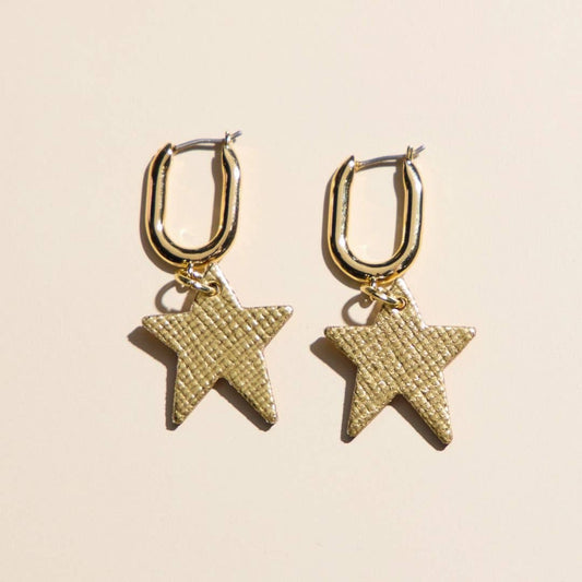 Gold Leaf Tate Nickel & Suede