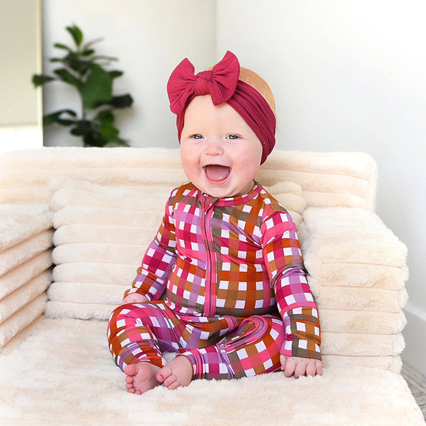 Peyton ZIP Bamboo One Piece Baby Outfit