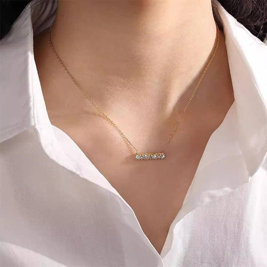 Gold Bar Necklace