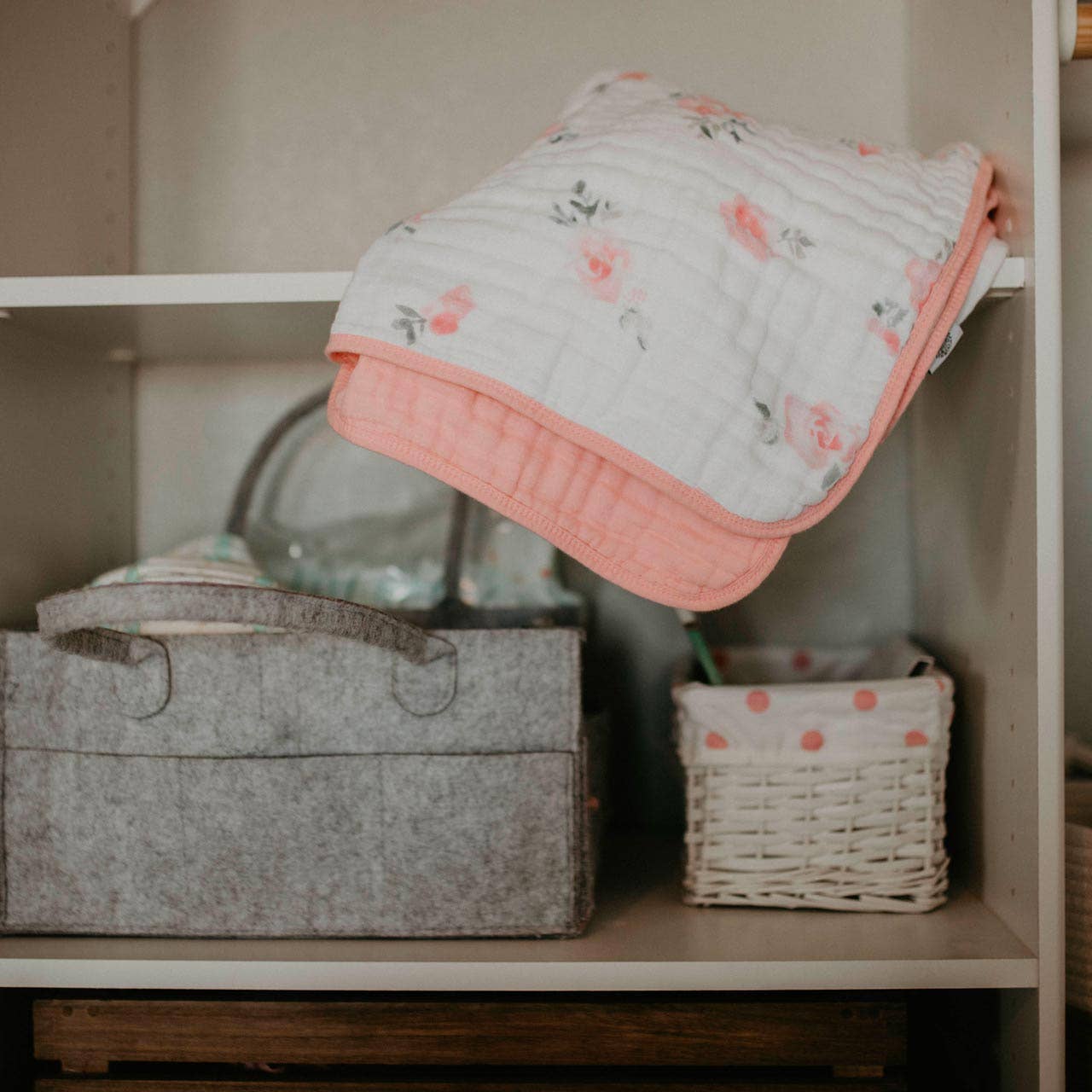 Dreamy Floral Baby  Quilt