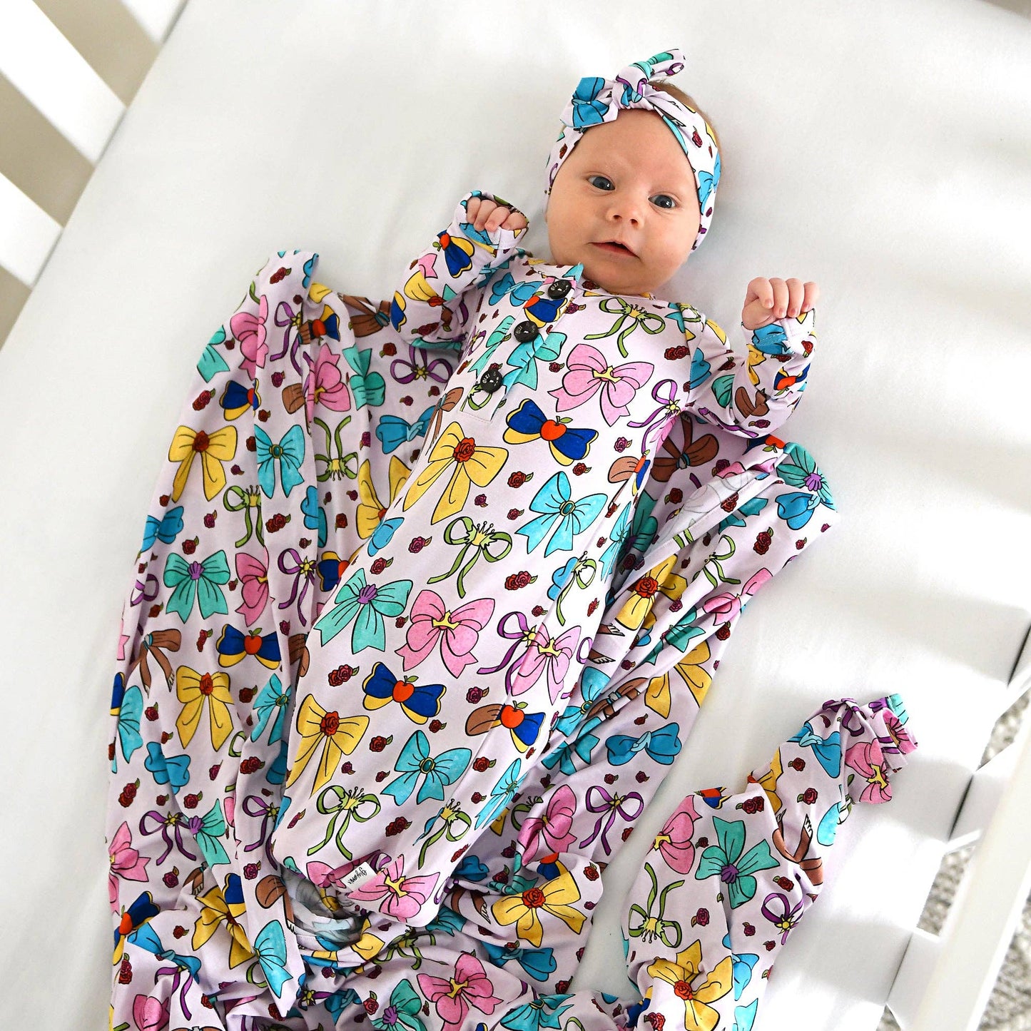 Princess GOWN Bamboo Baby Newborn Clothing Home Outfit