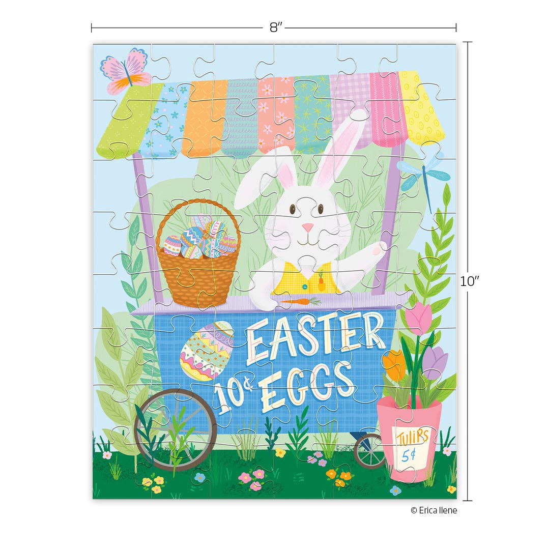 Easter Egg Cart 48 Piece Puzzle Snax