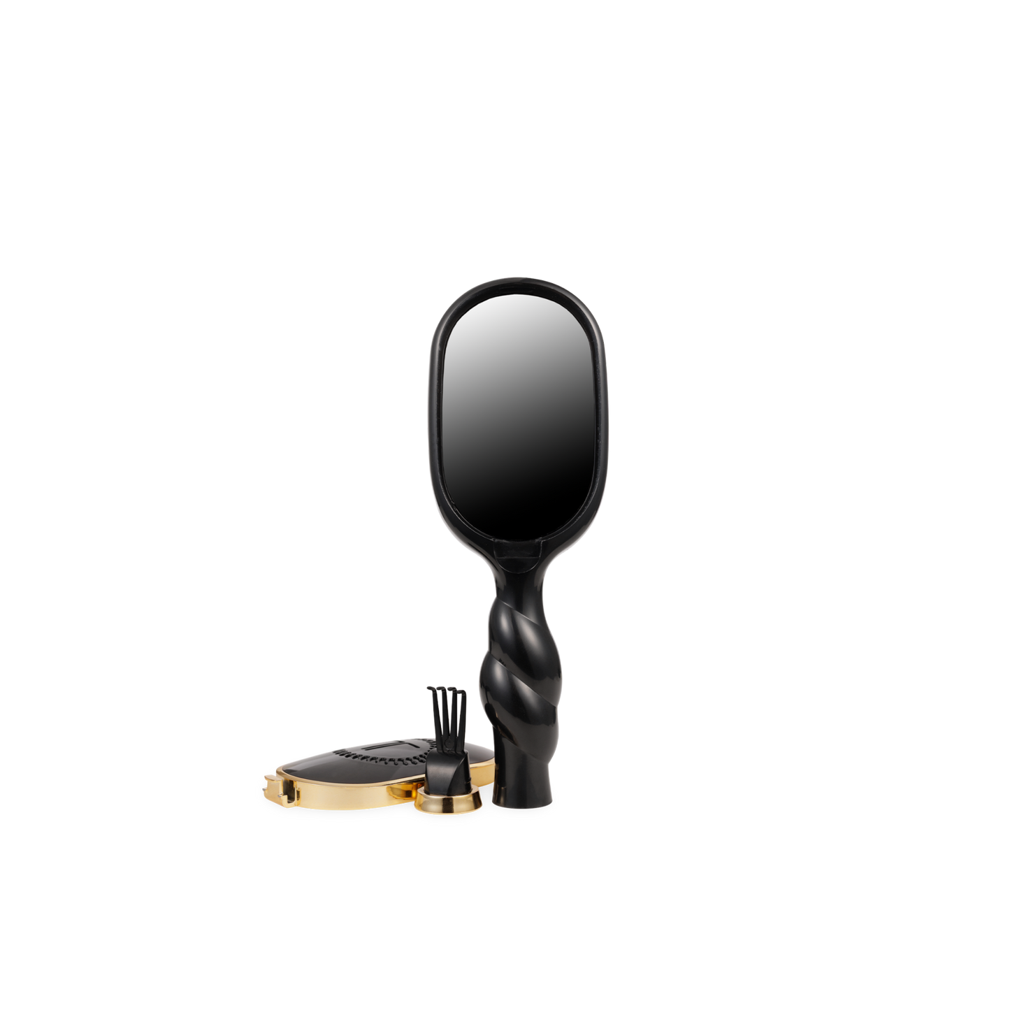 Teletie Mini Detangler Brush | Jet Black | Medium