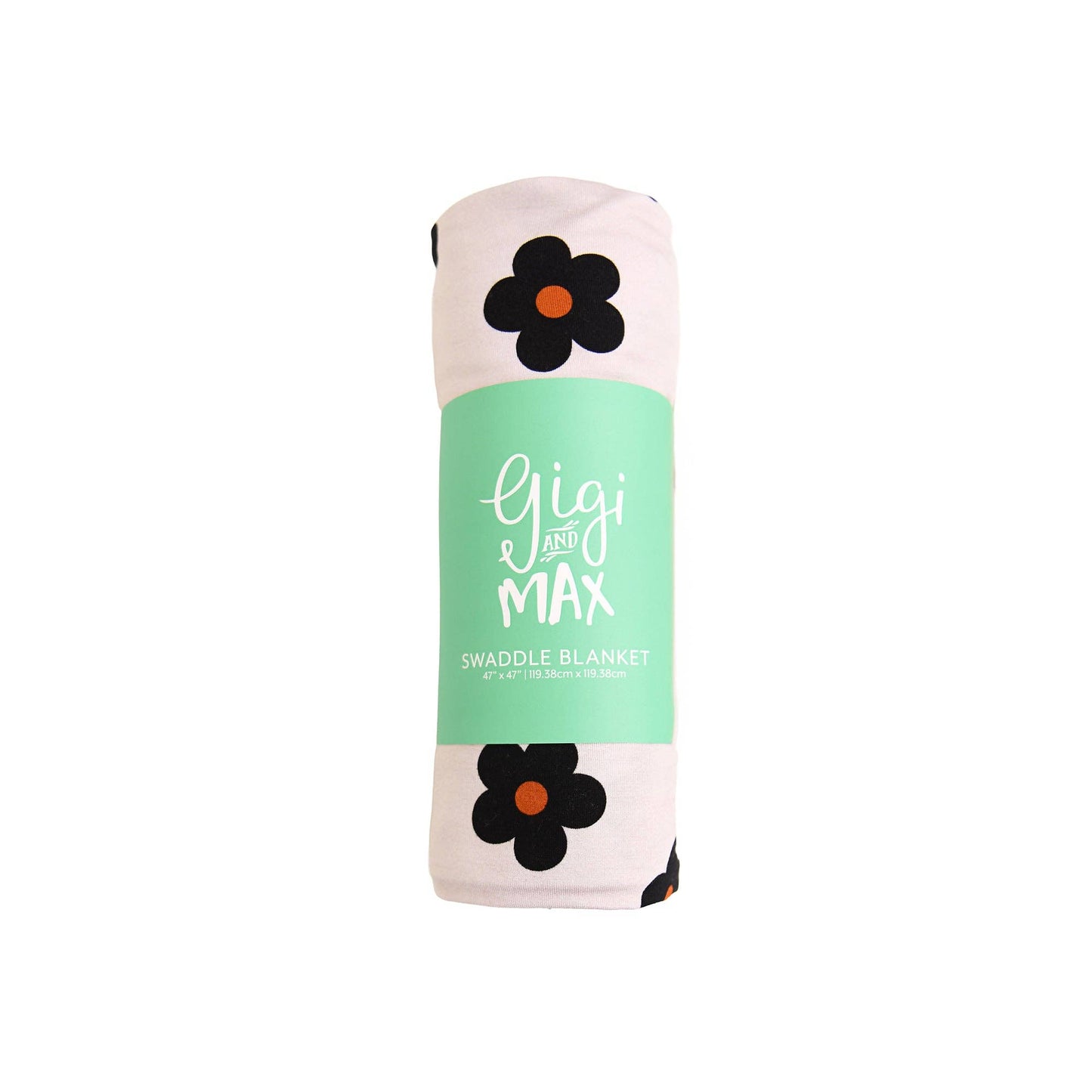 Lizzy SWADDLE Bamboo Floral Baby Blanket Coming Home Gift