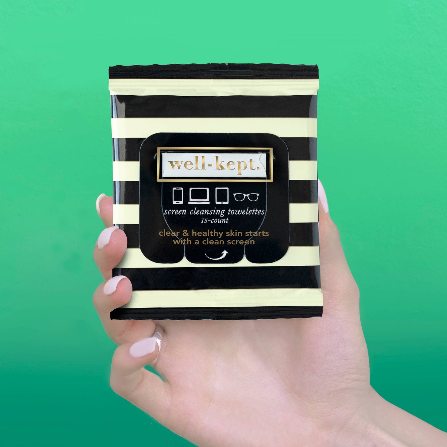 well-kept screen & lens wipes
