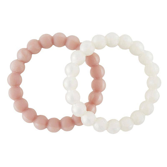 Silicone Teether - Pearl Bracelets - Set of 2
