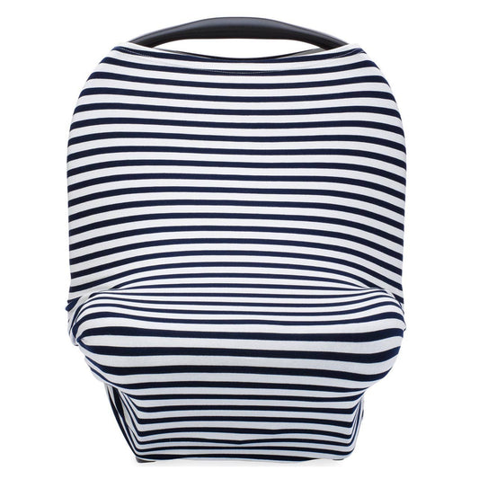 Multi-use Cover, White/Navy Stripes