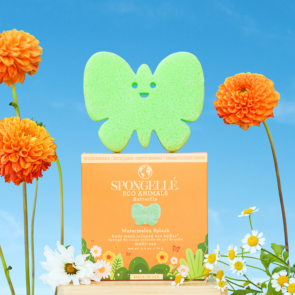 Butterfly Eco Animals Kids Body Buffer