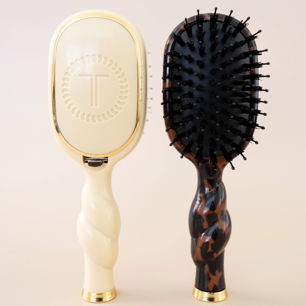 Teletie Mini Boar Brush | Tan