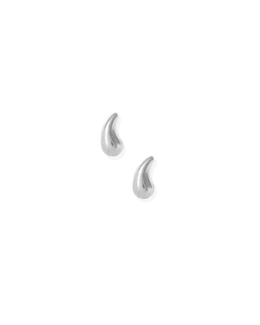 Screwback Stud Earrings - Emma Silver