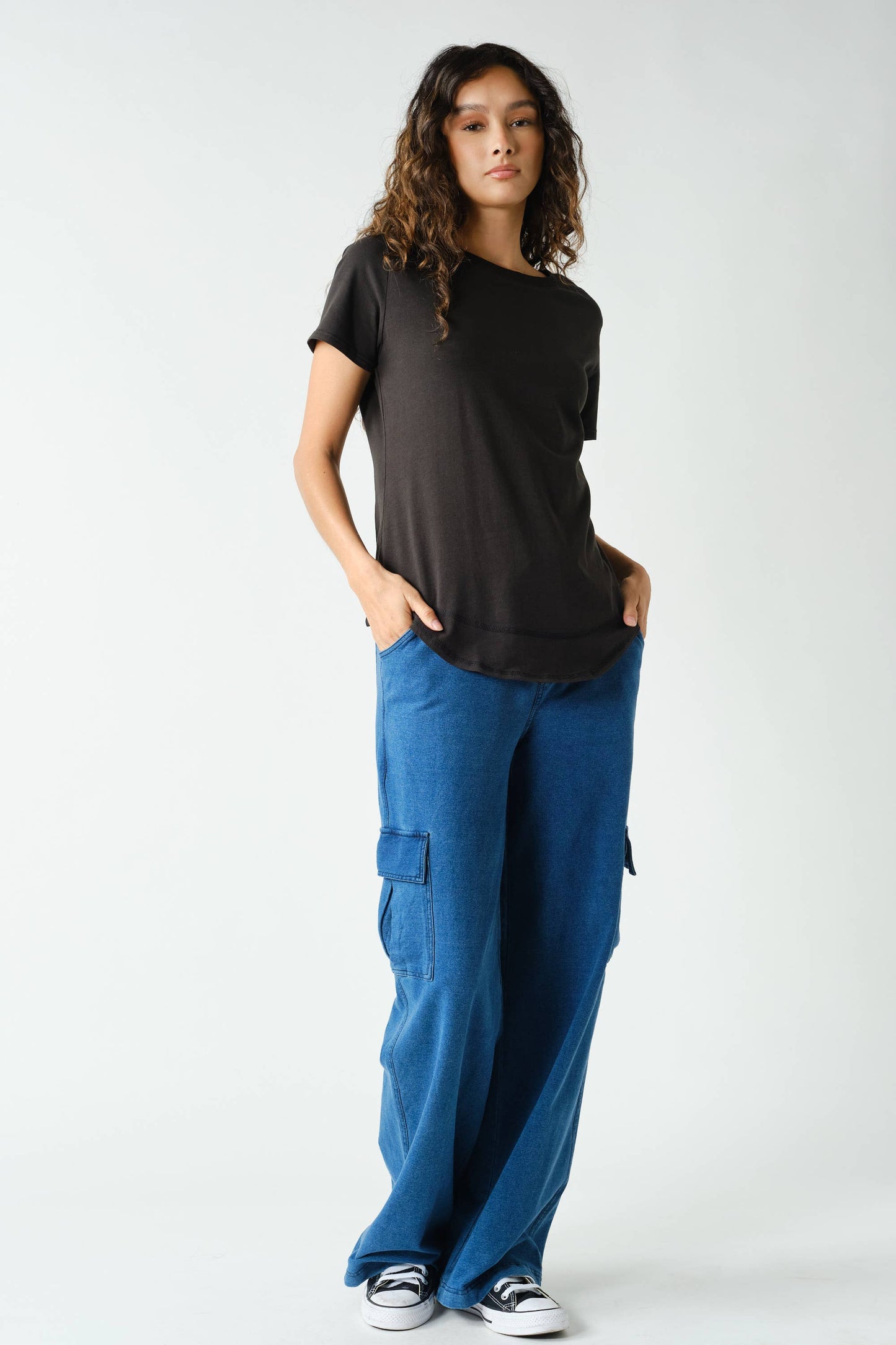 Sage Soft Curve Pima Cotton Tee