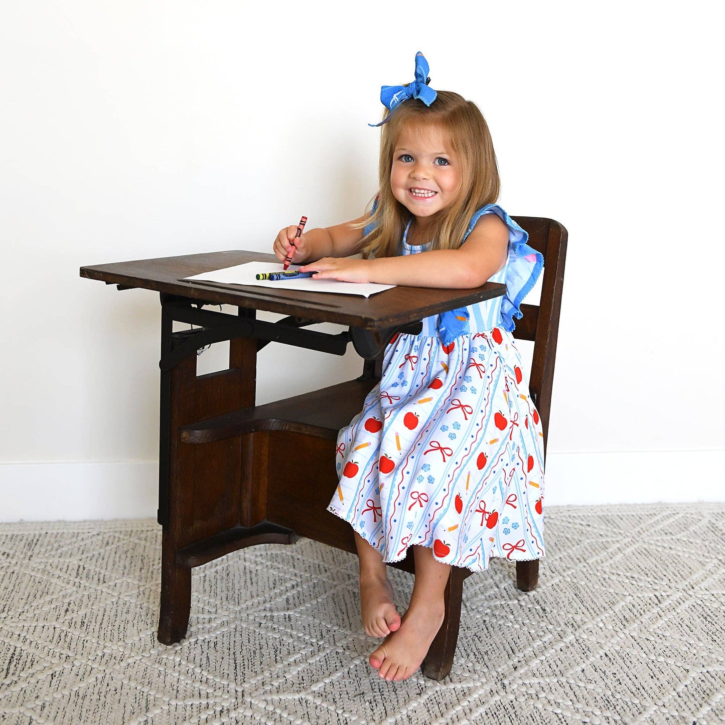 Macy RUFFLE TANK DRESS Back to School Kids Outfit