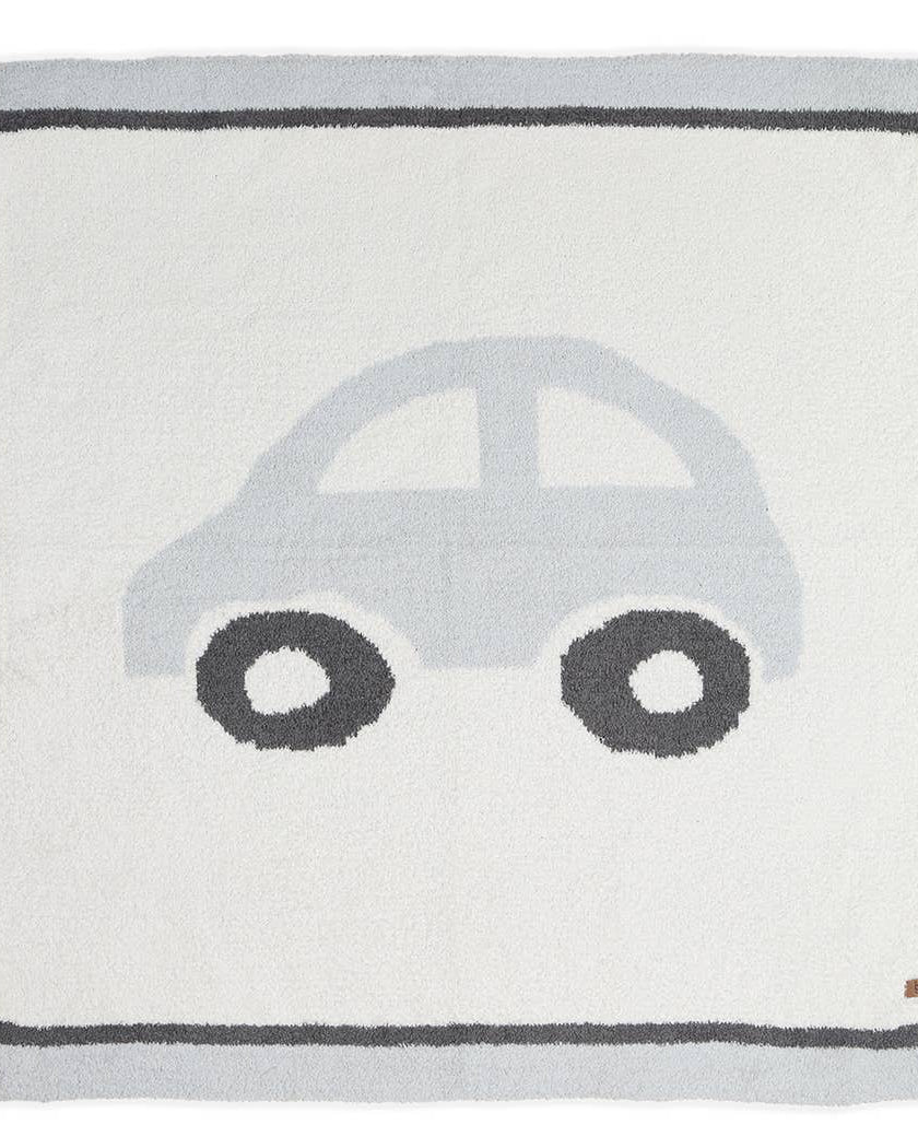 Child's Car Pattern Throw Blanket
