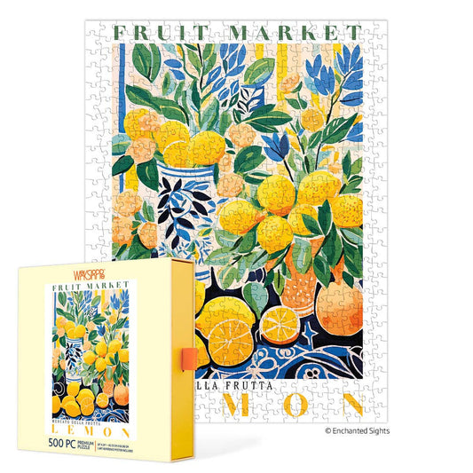 Fruit Market Lemons 500 Piece Puzzle