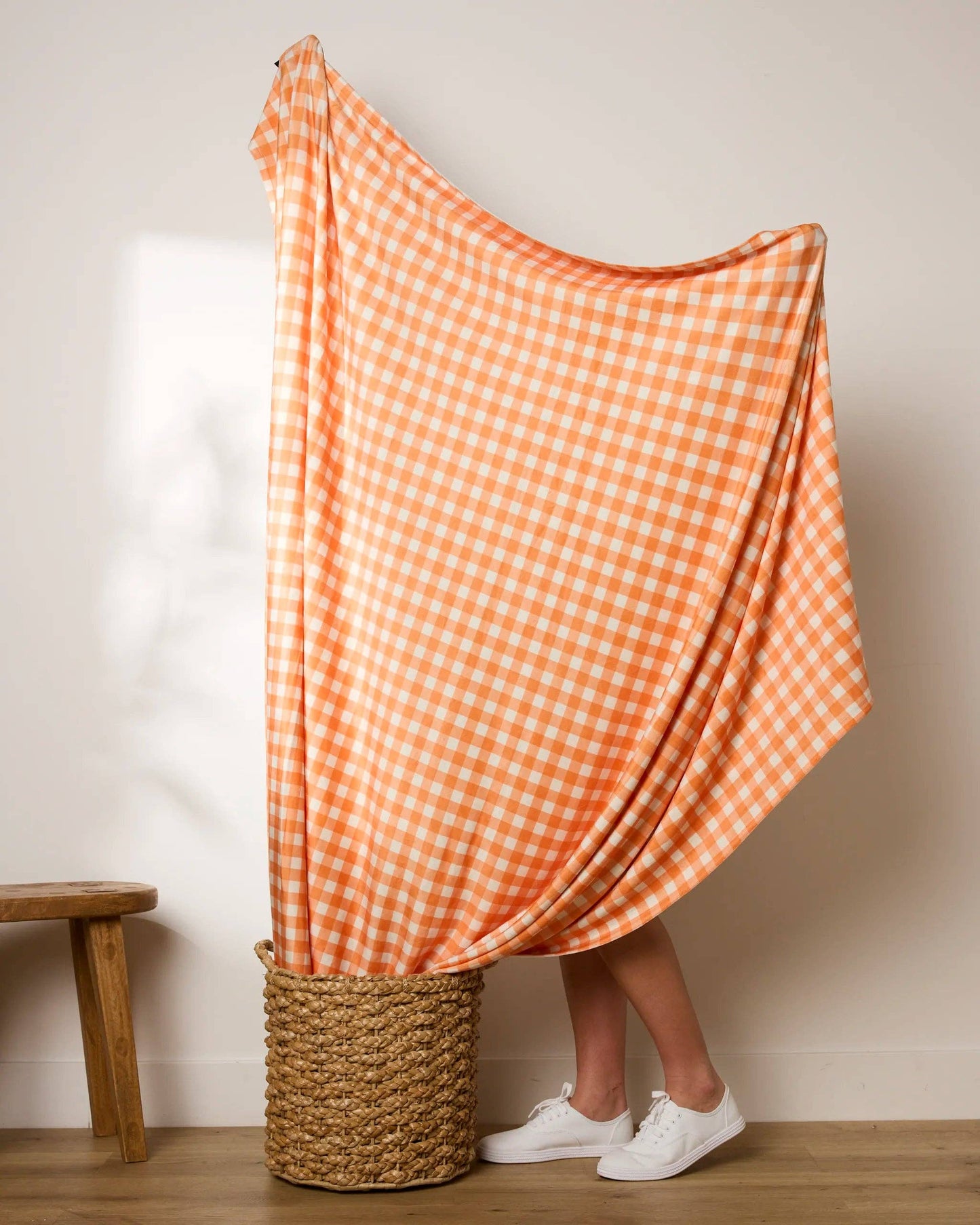 GEOMETRY Boohoo Orange Butter Blanket