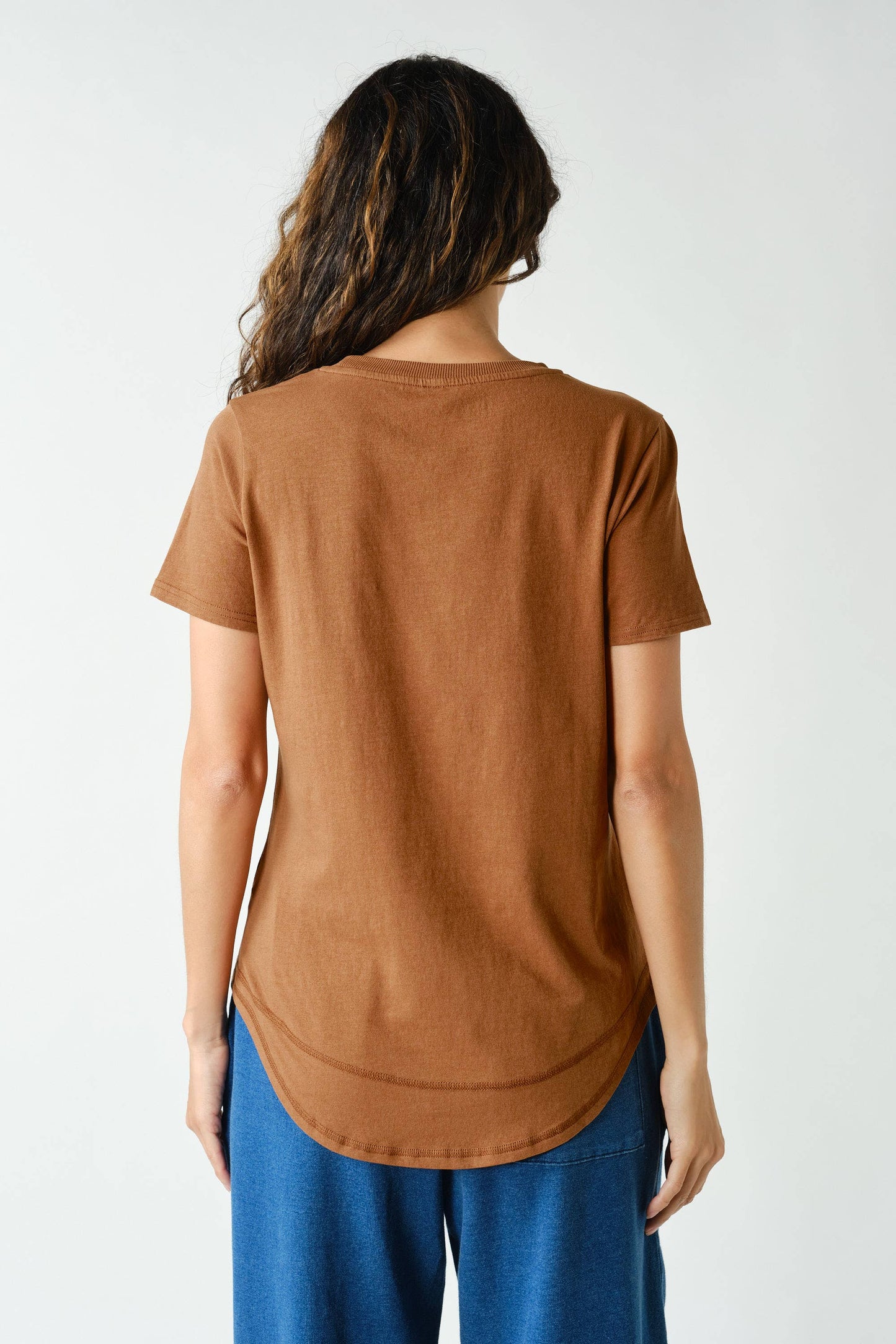 Sage Soft Curve Pima Cotton Tee