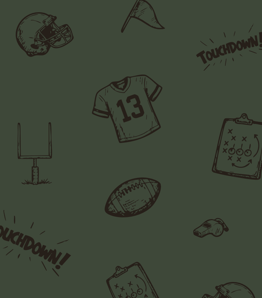 Touchdown Zip Pajamas