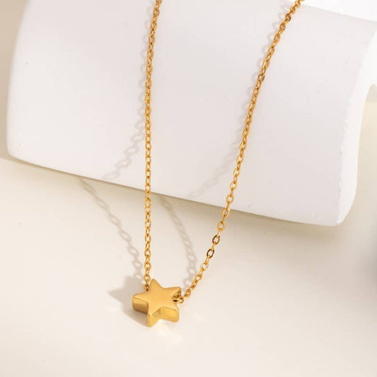Gold Star Necklace