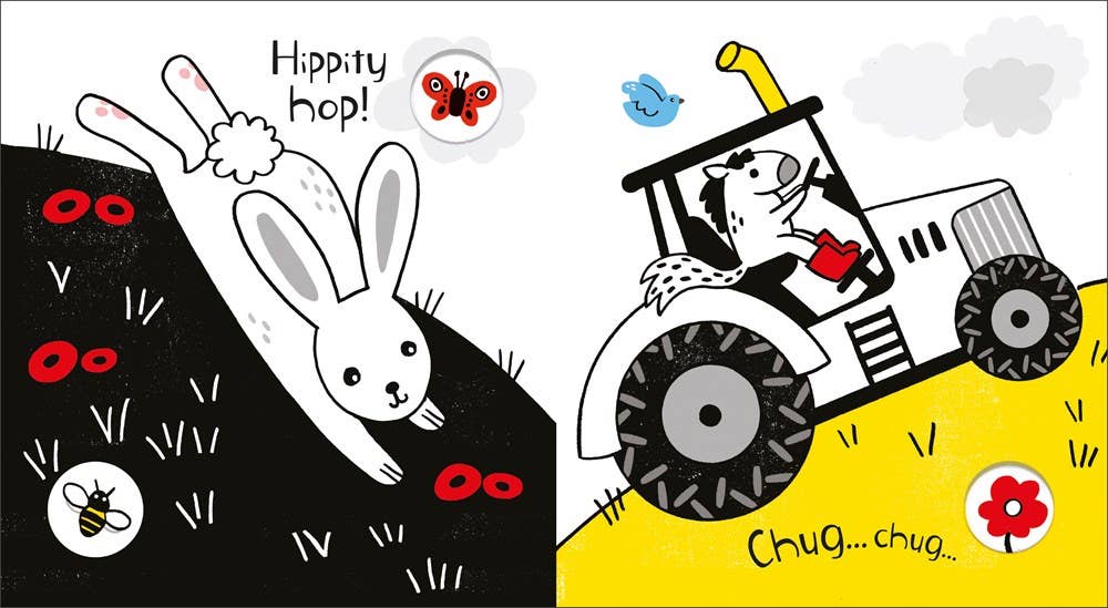 Baby's Black And White Books Farm : Usborne